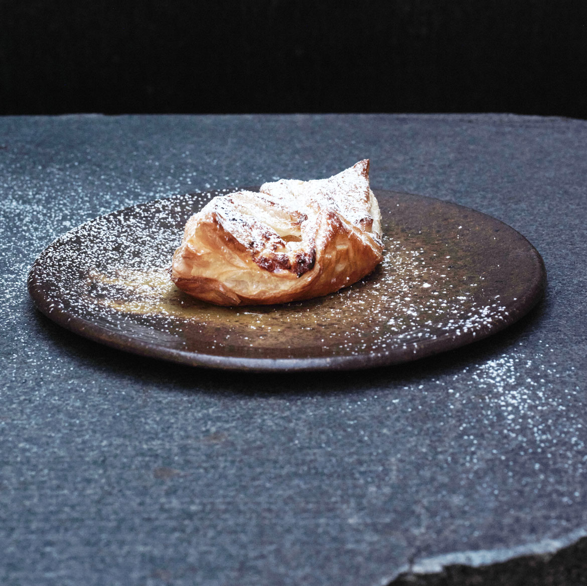 a pastry on a plate image